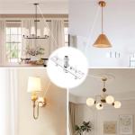 ZOWZEA 4" Ceiling Light Fixture Mounting Kit