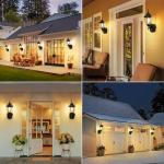 Motion Sensor Outdoor Porch Lights with Outlet