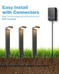 SUNVIE Low Voltage LED Pathway Lights - 4 Pack