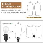 Set of 2 Beige Drum Lampshades, Seaside Village