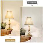 Beige Bell Lamp Shades Set of 2, 10" High
