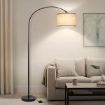 Seaside Arc Floor Lamp with Adjustable Shade