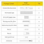 4-Pack Universal Light Fixture Mounting Bracket Kit