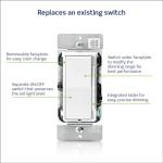 Leviton Decora Slide Dimmer Switch for LED/Incandescent