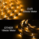 Color Changing Waterproof LED Strip Lights - 32.8ft