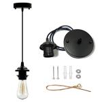 Industrial Mini Pendant Light with Adjustable Cord
