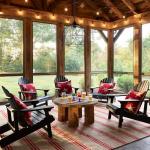 Black Outdoor Pendant Light for Porch or Entryway