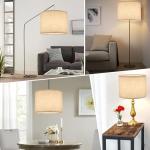 Large Beige Drum Lamp Shade, 13" x 10