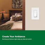 Lutron Diva LED Dimmer Switch - White