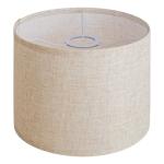 Beige Linen Drum Lampshade for Table & Floor
