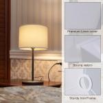 Small White Drum Lampshade for Table and Floor Lamps