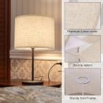 Large Beige Drum Lamp Shade, 13" x 10