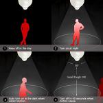 Aukora Motion Sensor Light Bulbs, 2 Pack