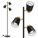 QiMH 67" Modern Tree Floor Lamp with 3 LED Bulbs