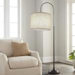 Large Beige Drum Lamp Shade, 13" x 10