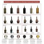 Vintage Pull Chain Pendant Light in Gun Metal Gray