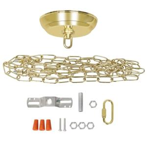 10ft Heavy Duty Gold Chain with Canopy Kit