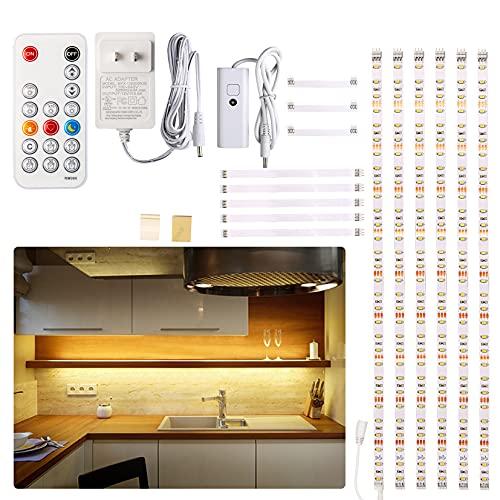 6-Piece LED Light Strip Kit with Remote