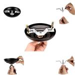 Heavy-Duty Black Pendant Light Chain and Canopy