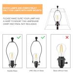 Beige Square Linen Lamp Shade Replacement 10” Height