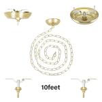 10ft Heavy Duty Gold Chain with Canopy Kit