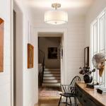 FOLKSMATE 3-Light Drum Semi Flush Mount Ceiling Light