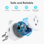 EIGHTREE Mini Wi-Fi Smart Plug for Alexa & Google