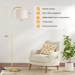 Arc Floor Lamp with Remote and Adjustable Brightness