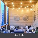 Brightech Outdoor String Lights with Dimmable Edison Bulbs