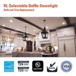 Halo LED Recessed Light Trim with Selectable Colors