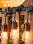 Svater 105FT Outdoor LED String Lights, Dimmable
