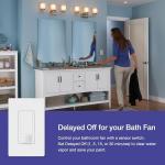 Lutron Maestro Motion Sensor Light Switch, White