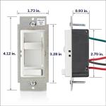 Leviton SureSlide Dimming Switch for LED & Halogen