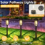 Mancra 8-Pack LED Solar Pathway Lights