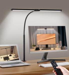Motumen LED Desk Lamp with Adjustable Clamp