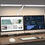 Pzloz LED Desk Lamp with Clamp - Adjustable Lighting