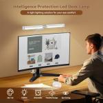 Pzloz LED Desk Lamp with Clamp and Remote