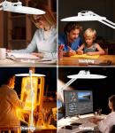 Adjustable LED Desk Lamp with Clamp and Dimming