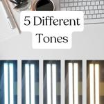 LED Desk Lamp with Adjustable Lighting & Clamp