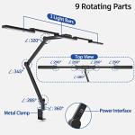 LED Clamp Desk Lamp for Home Office