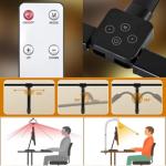 LED Desk Lamp with Adjustable Lighting & Clamp