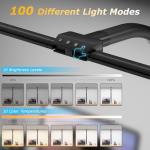 LED Desk Lamp with Clamp and Gooseneck Flexibility