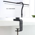 LED Desk Lamp with Adjustable Lighting & Clamp