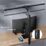 LED Desk Lamp with Clamp and Gooseneck Flexibility