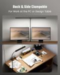 ONLYWIN Adjustable LED Desk Lamp with Clamp