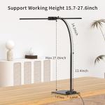 KableRika Dimmable LED Desk Lamp with Base