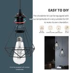 Industrial Mini Pendant Light with Adjustable Cord