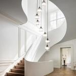 Modern Crystal Pendant Light for High Ceilings