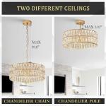 Modern Gold Crystal Chandelier for Dining Room