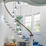 Modern Crystal Pendant Light for High Ceilings